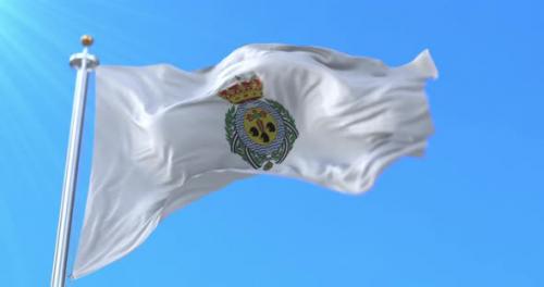 Videohive - Santa Cruz de Tenerife Flag, Spain - 33041044 - 33041044