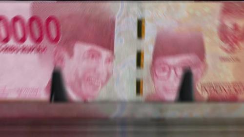 Videohive - Indonesian Rupiah money counting machine down - 33042674 - 33042674