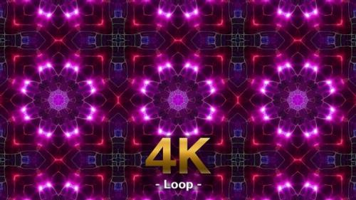 Videohive - Colorful Light Kaleidoscope Loop 4K 01 - 33043057 - 33043057