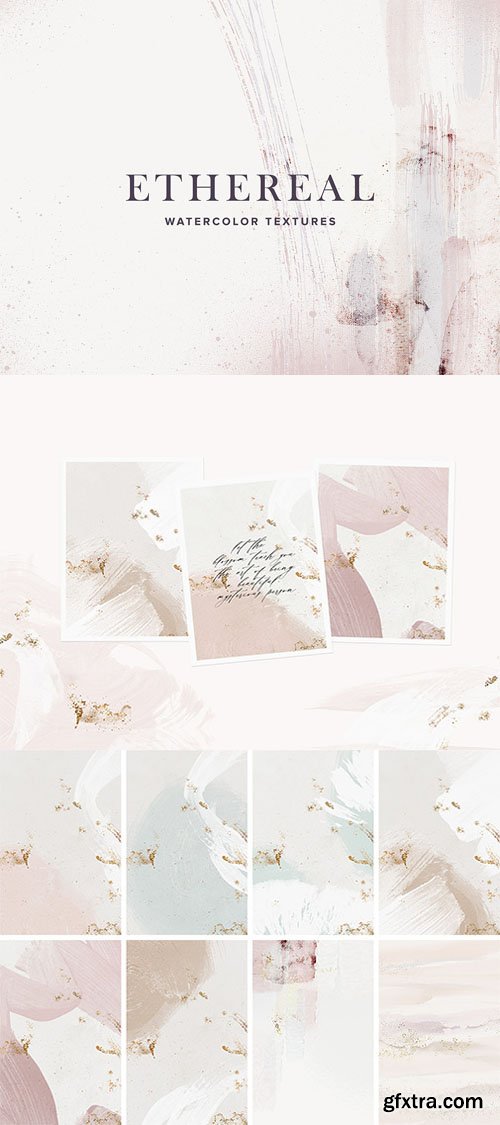 9 Ethereal Watercolor Textures