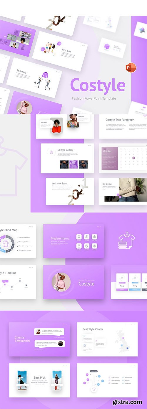 Costyle Fashion Creative PowerPoint Template