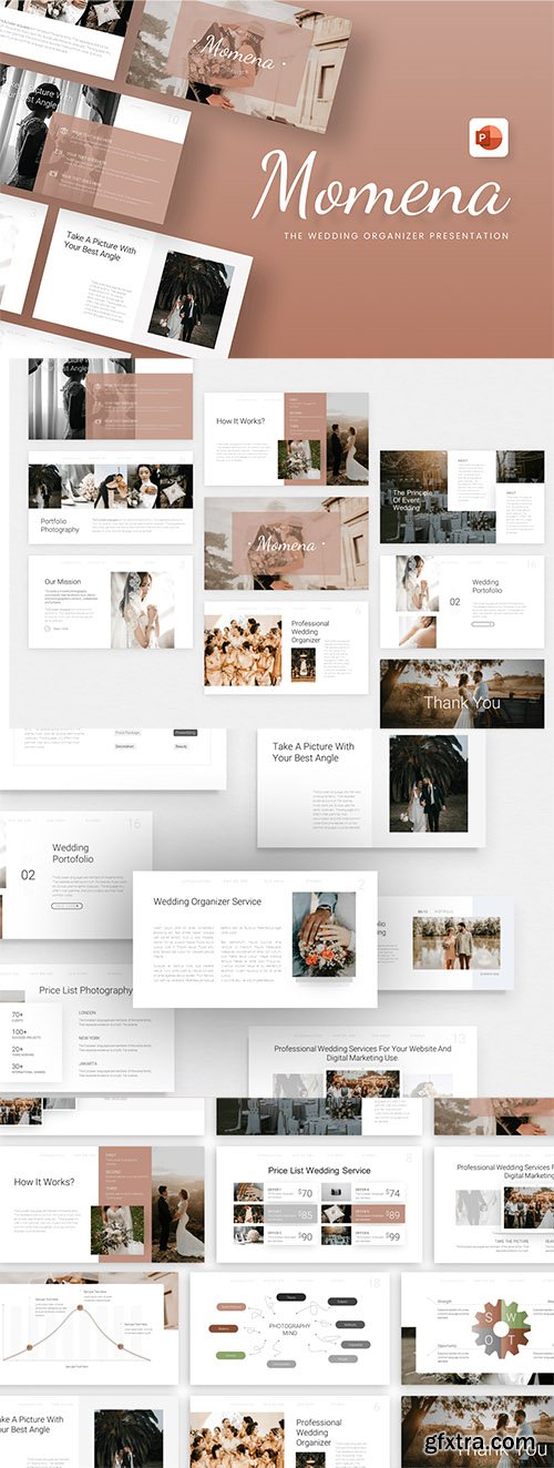 Momena Wedding Organizer PowerPoint Template 