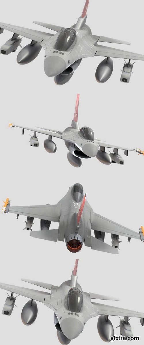 F-16 Fighting Falcon 3D Model