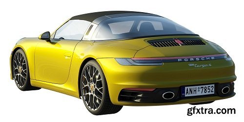 Porsche 911 Targa 2019 3D model