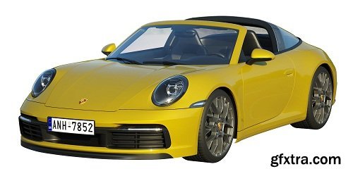 Porsche 911 Targa 2019 3D model