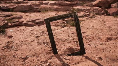 Videohive - Very Old Wooden Frame in Grand Canyon - 32989881 - 32989881