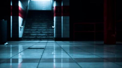 Videohive - Empty Metro Station During the Coronavirus Covid19 Pandemic - 32990145 - 32990145