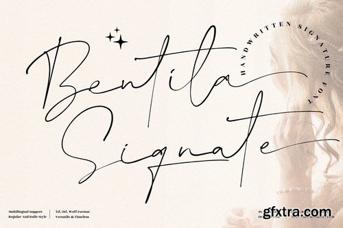 Bentila Signate Signature Font