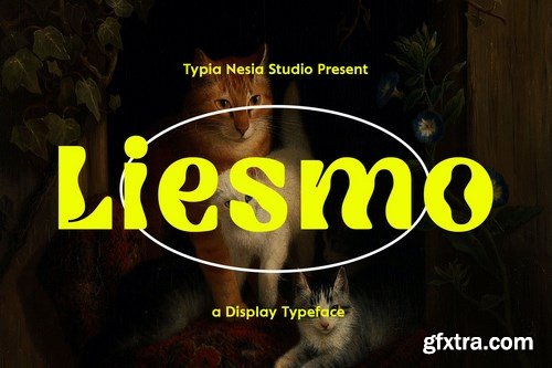 Liesmo - Psychedelic Black Display Sans Font