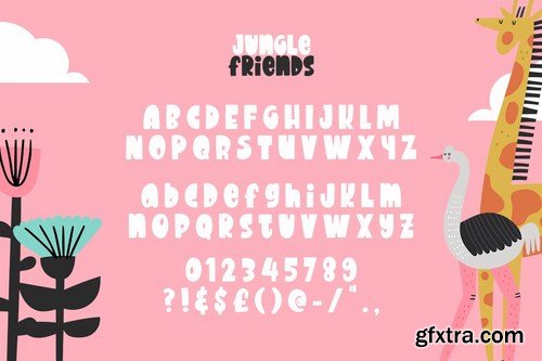 Jungle Friends Font