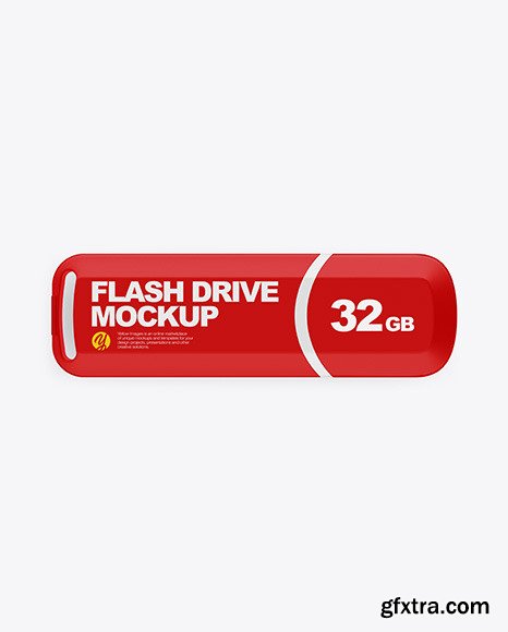 Matte USB Flash Drive Mockup 85329