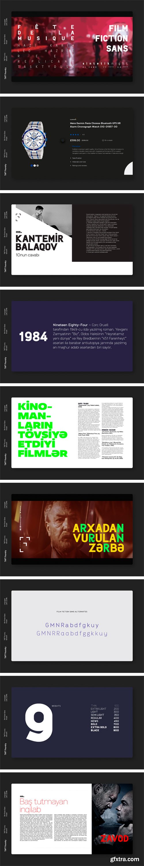 Film Fiction Font