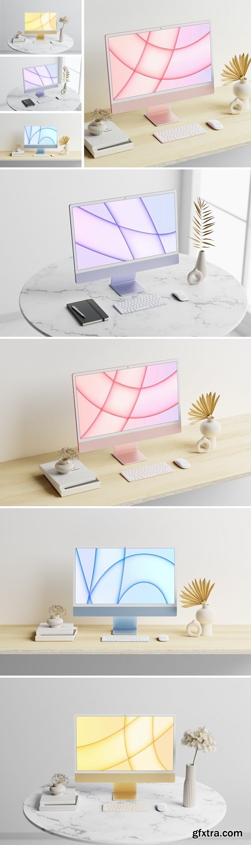 iMac M1 Responsive Mockup