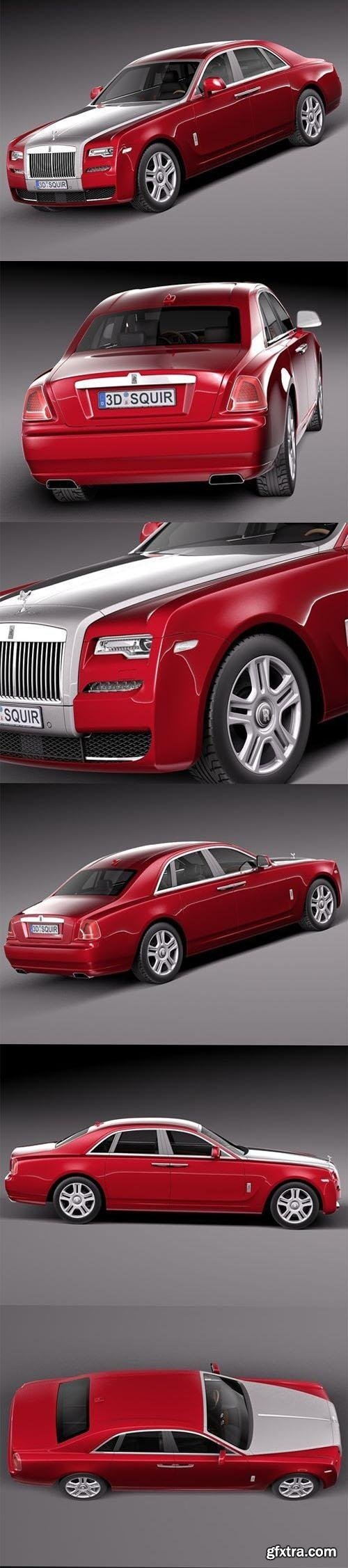 Rolls-Royce Ghost Series II 2015 3D Model