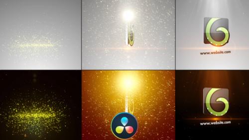 Videohive - Elegant Glitters Logo - DaVinci Resolve - 33030814 - 33030814