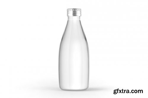 CreativeMarket - Glass Bottle Mockup 5276737