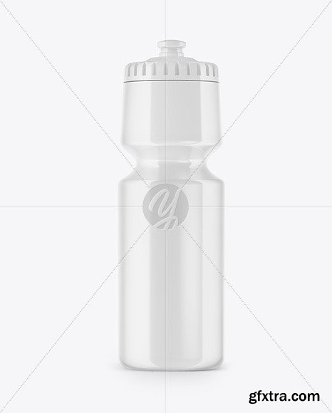 Glossy Water Bottle Mockup 85330