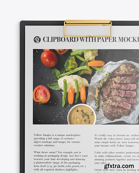 Clipboard with Pen Mockup 85645