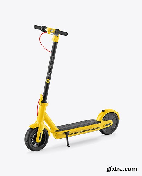 Electric Scooter Mockup - Half Side View 86210