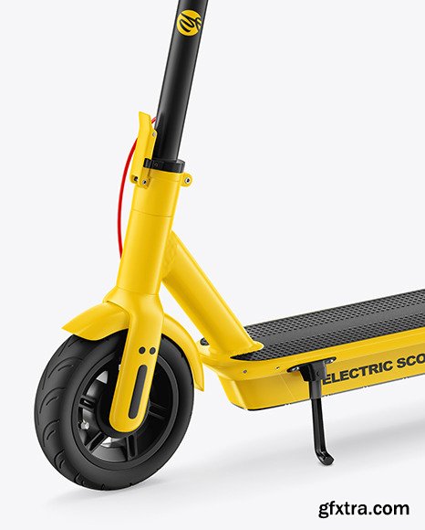 Electric Scooter Mockup - Half Side View 86210