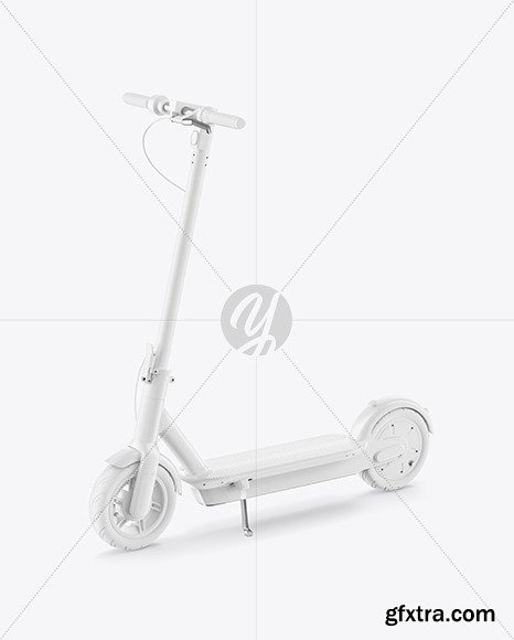 Electric Scooter Mockup - Half Side View 86210