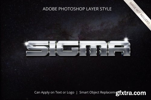 CreativeMarket - 14 Chrome Effect Layer Style 4124153