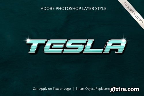 CreativeMarket - 14 Chrome Effect Layer Style 4124153