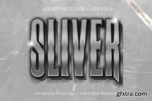 CreativeMarket - 14 Chrome Effect Layer Style 4124153