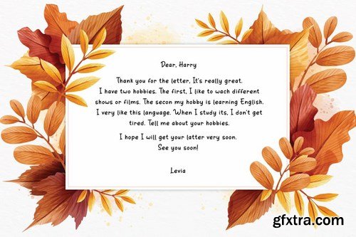 Orange Leafy - Autumn Display Font