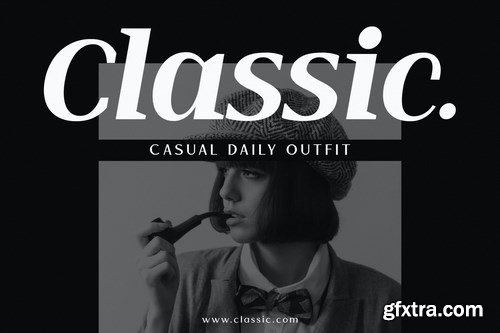 Renstoria - Classy Retro Italic Serif Font