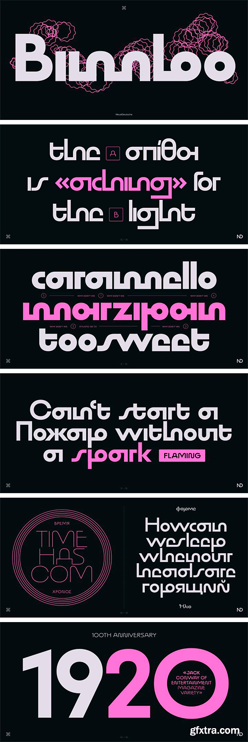 ND Bimbo Font Family