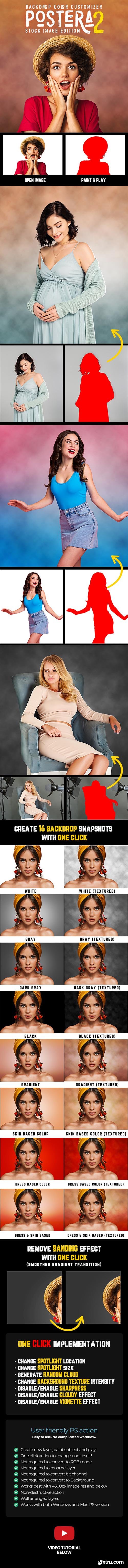 GraphicRiver - Postera 2 - Backdrop Color Customizer - Photoshop Action 31906861