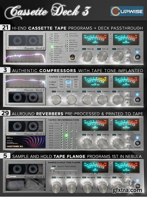 Cupwise Cassette Deck 3 Multi Effects Pack For Nebula