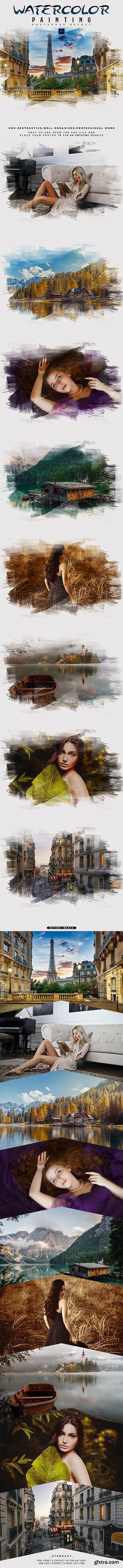 GraphicRiver - Watercolor Painting - Photoshop Effect 28936851