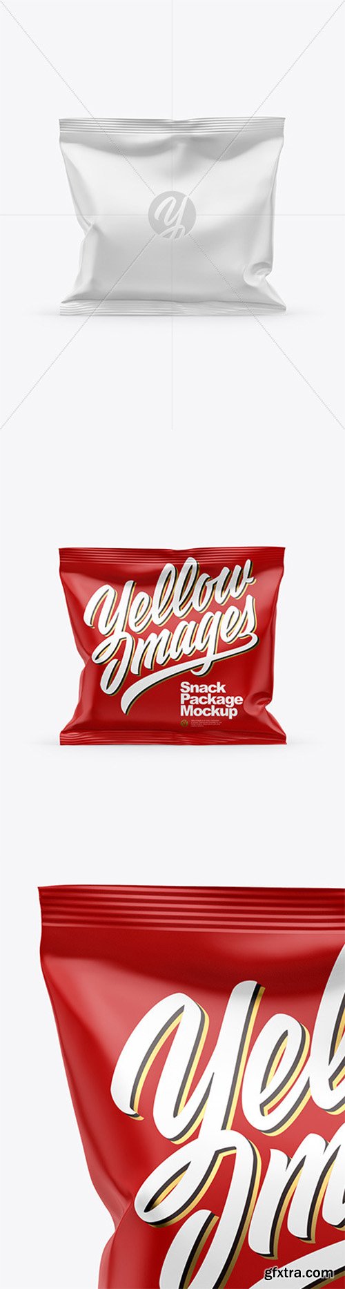 Matte Snack Bag Mockup 50608