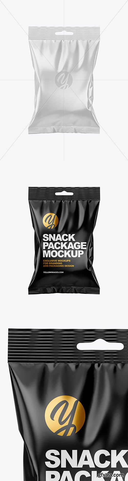 Glossy Snack Package Mockup 37258