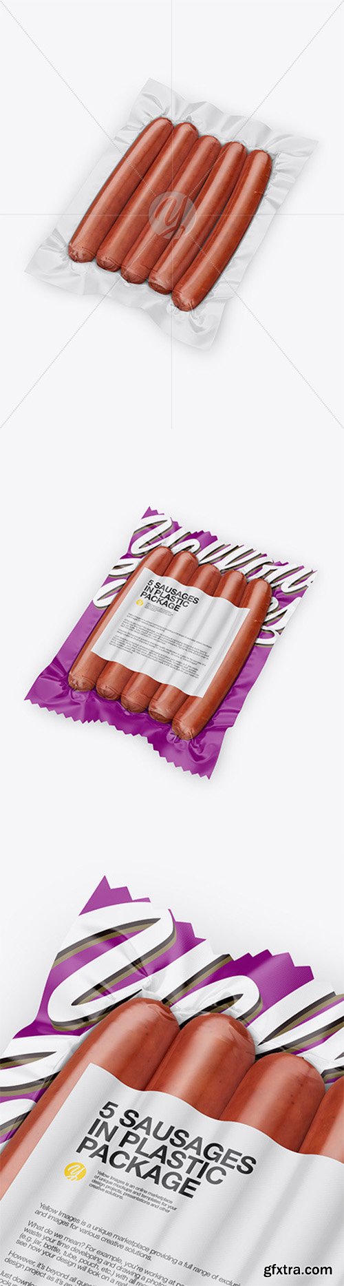 5 Smoked Sausages Pack - Half Side View 51839