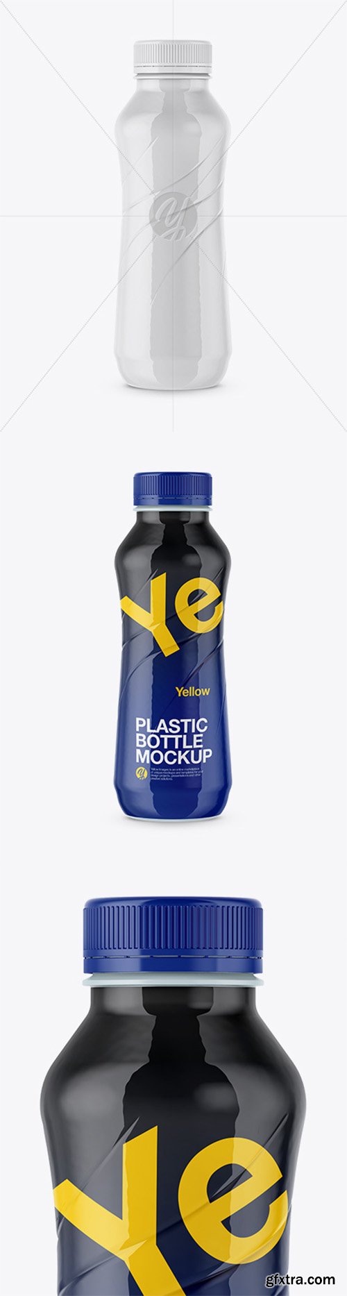 330ml Plastic Bottle in Shrink Sleeve Mockup 25649