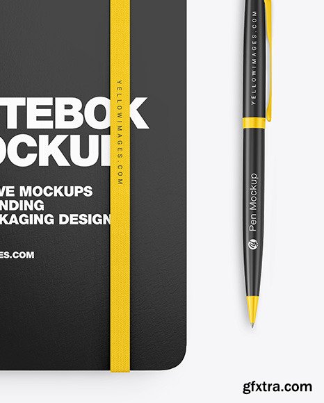 Notebook with Pen Mockup 85722