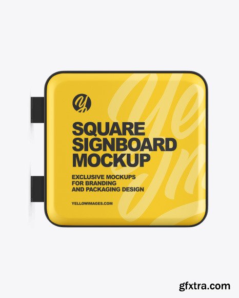 Square Signboard Mockup 85837