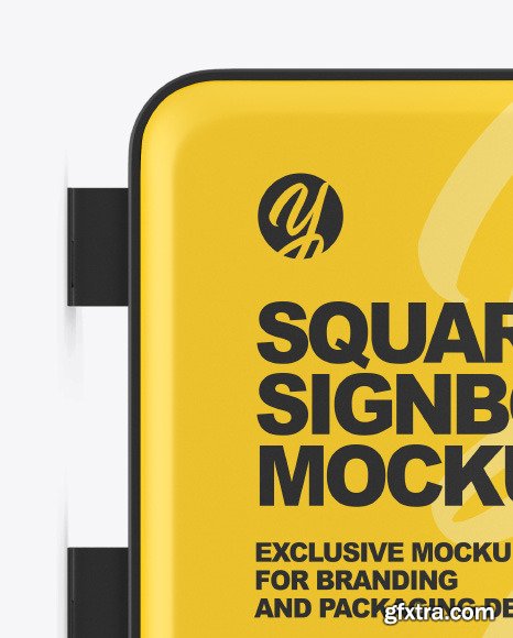 Square Signboard Mockup 85837