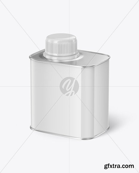 Glossy Tin Can Mockup 86232