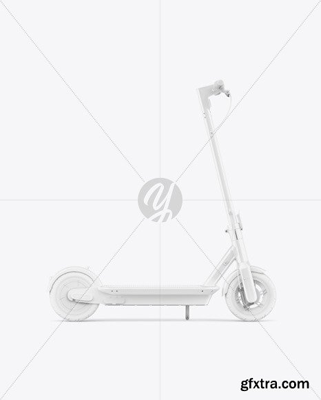 Electric Scooter Mockup - Side View 86300