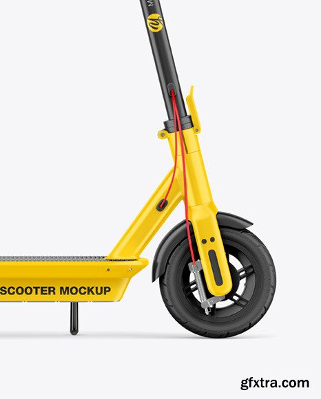 Electric Scooter Mockup - Side View 86300