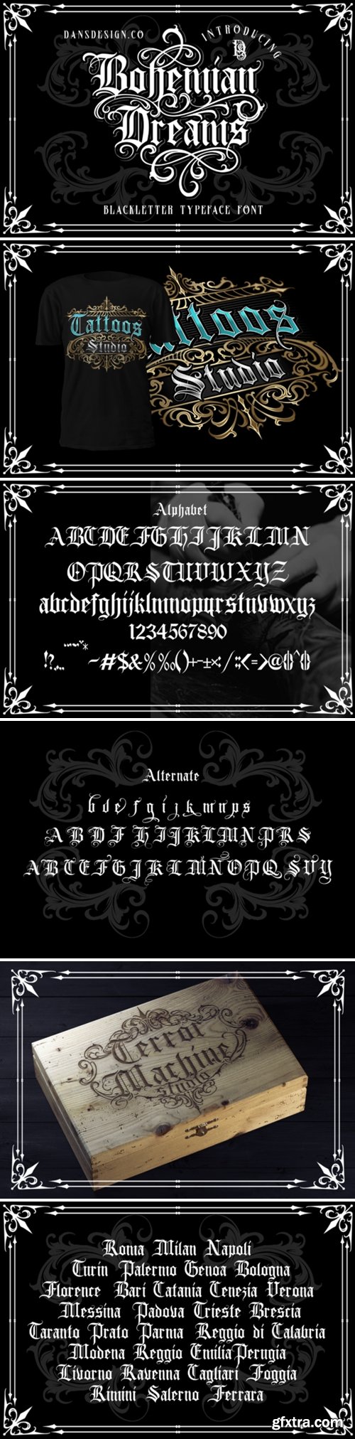 Bohemian Dreams Font