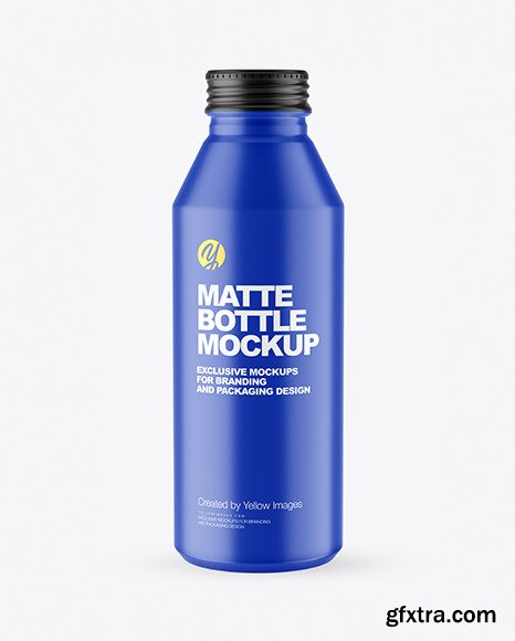 Matte Drink Bottle Mockup 86549