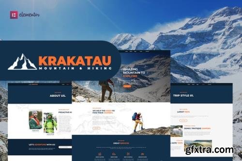 ThemeForest - Krakatau v1.0.1 - Mountain & Hiking Elementor Template Kit - 32983743