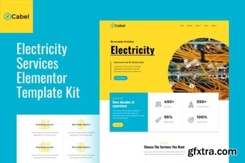 ThemeForest - Cabel v1.0.0 - Electricity Services Elementor Template Kit - 33051505