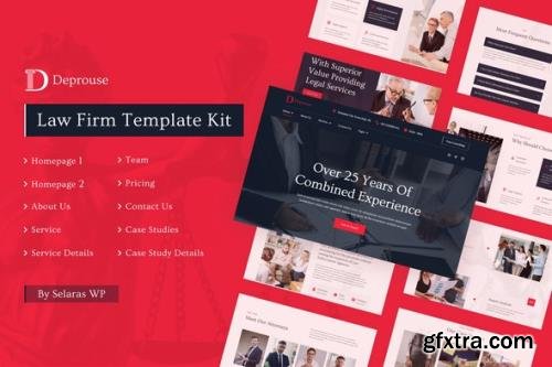 ThemeForest - Deprouse v1.0.1 - Lawfrim & Attorneys Elementor Template Kit - 33066854