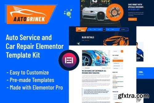 ThemeForest - Aatogrinek v1.0.0 - Auto Service & Car Repair Elementor Template Kit - 32962008